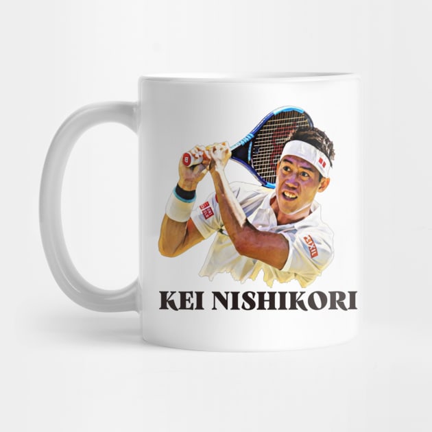 kei nishikori by BorodinaAlen